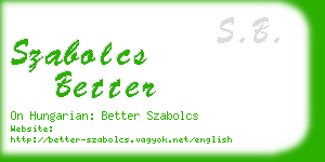 szabolcs better business card